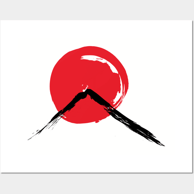 fuji mountain Wall Art by chicledechoclo